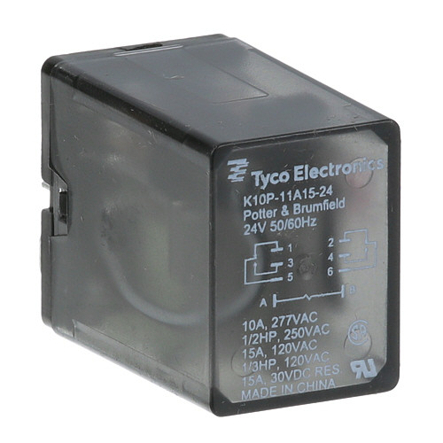 Frymaster FRY8073611 (or Equivalent) Mec Gl-Dpdt-24A Relay (800-3529)