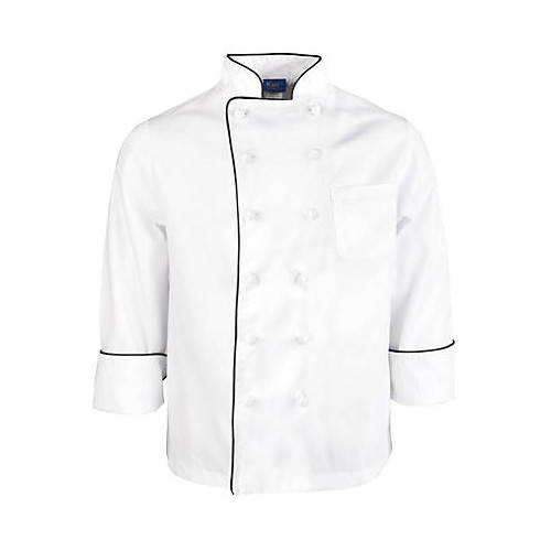 AllPoints ALL1049L (or Equivalent) KNG Lg Chef Coat Executive, Knot Buttons (10-49L)