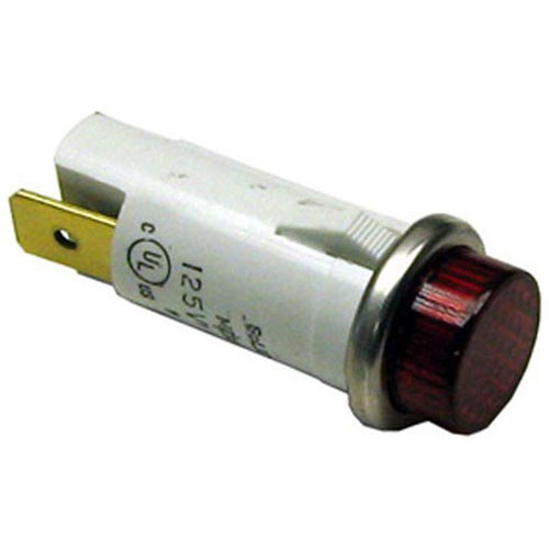 Nemco NEM45380-1 (or Equivalent) Signal Light 125V 1/2" Red (38-1228)