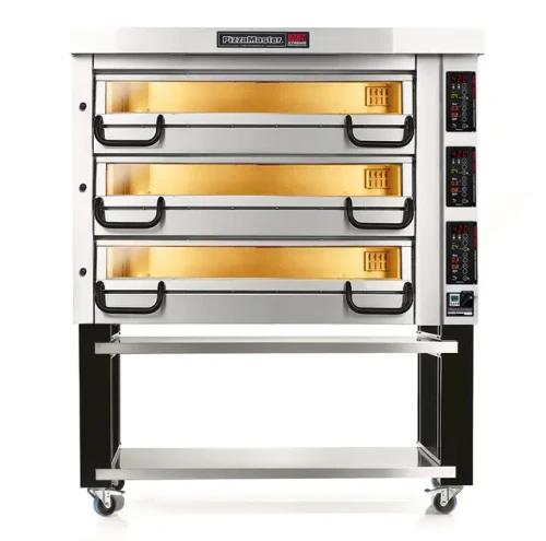 PizzaMaster PM 1123ED - 1100 Series Modular Deck Type Electric Pizza Bake Oven, Large-Format Baking Superior Heat Control , 3 Deck, Baking Surface 42"W x 42"D, 208/240V, 1/3 Phase, 14.3/15.5 kW
