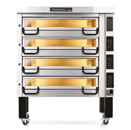 PizzaMaster PM 1124ED - 1100 Series Modular Deck Type Electric Pizza Bake Oven, Large-Format Baking Superior Heat Control , 4 Deck, Baking Surface 42"W x 42"D, 208/240V, 1/3 Phase, 14.3/15.5 kW