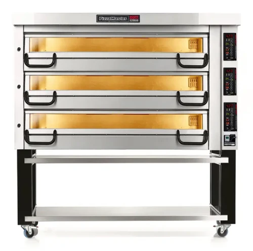 PizzaMaster PM 1133ED - 1100 Series Modular Deck Type Electric Pizza Bake Oven, Large-Format Baking Superior Heat Control , 3 Deck, Baking Surface 63"W x 42"D, 208/240V, 1/3 Phase, 21.4/23.3 kW
