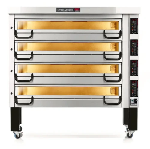 PizzaMaster PM 1134ED - 1100 Series Modular Deck Type Electric Pizza Bake Oven, Large-Format Baking Superior Heat Control , 4 Deck, Baking Surface 63"W x 42"D, 208/240V, 1/3 Phase, 21.4/23.3 kW