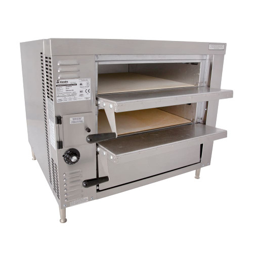 Bakers Pride Hearthbake GP51 Series Countertop Pizza Bake Oven, 2 Deck, 2 Chamber, Natural Gas