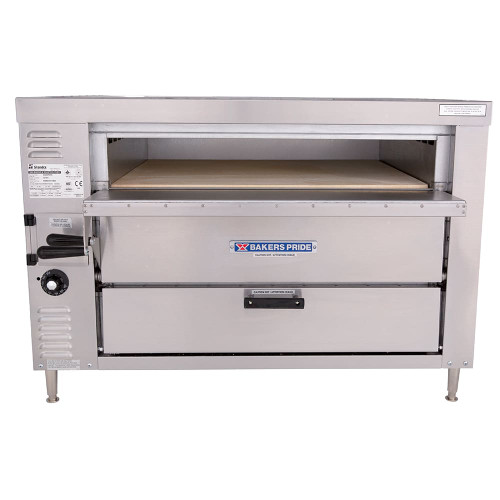 Bakers Pride Hearthbake GP61-HP Series Countertop Pizza Bake Oven, 2 Deck, 2 Chamber, Natural Gas