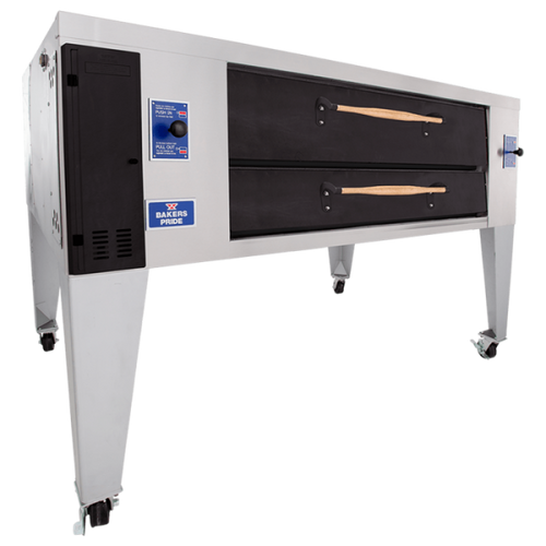 Bakers Pride Y-600-DSP Super Deck Series Display Pizza Bake Oven, Old World Display with FibraMent Deck, 1 Baking Chamber, Single Deck, Natural Gas/Liquid Propane 120,000 BTUs