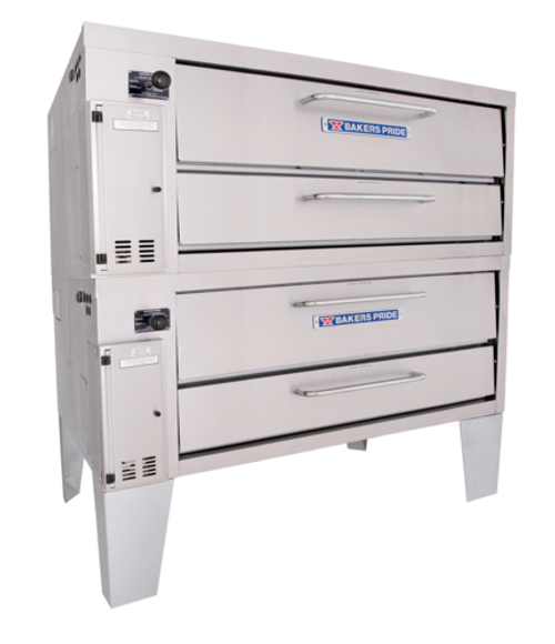 Bakers Pride 452 Super Deck Series Convection Flo 8" Deck Height, 2 Deck, 2 Chamber, 54" x 34.5" Deck Size, 160,000 BTUH - Natural Gas