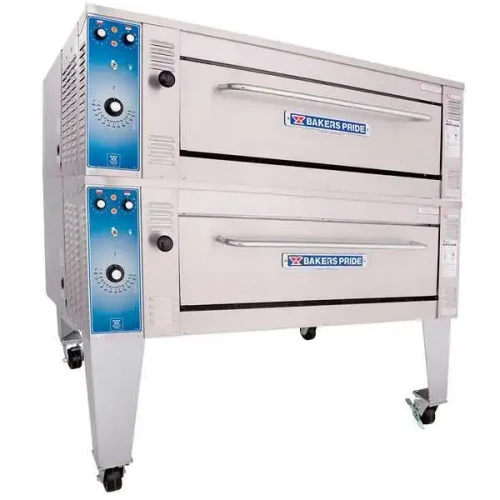 Bakers Pride EB-2-8-3836 EB Series Electric Baking Deck Oven, 2 Deck, 2 Chamber 38"x36" Deck Size, 8" Deck Height,40 Cu/Ft, 8000 Watts