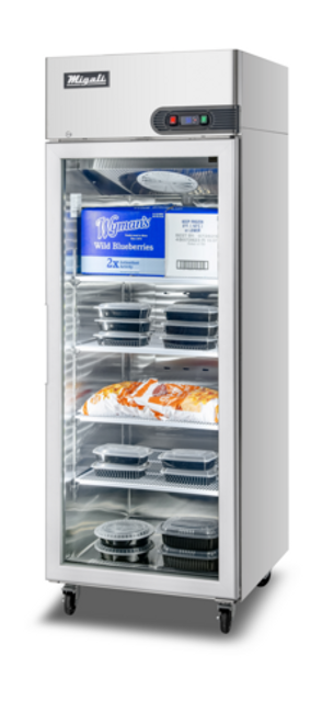 Migali C-1FG-HC - 28.8" Competitor Series® One Section Reach In Freezer, Right Hinge Glass Door(1), 21.4 Cu/Ft