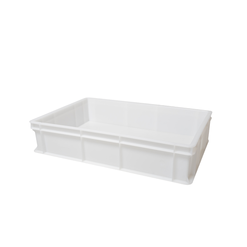 AMPTO VAS013W 23.63" x 15.75" Pizza Dough Box Stackable - White - 5.13"H