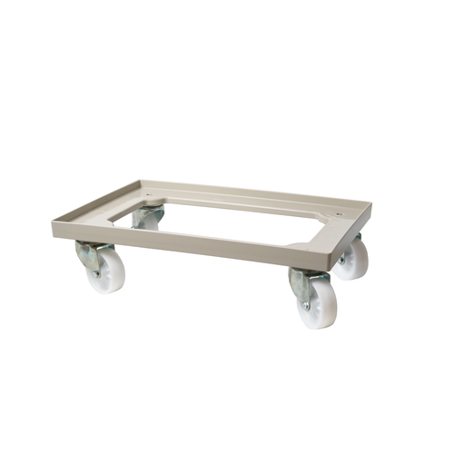 AMPTO CA6040 23.63" x 15.75" Pizza Dough Box Dolly With Casters Fit