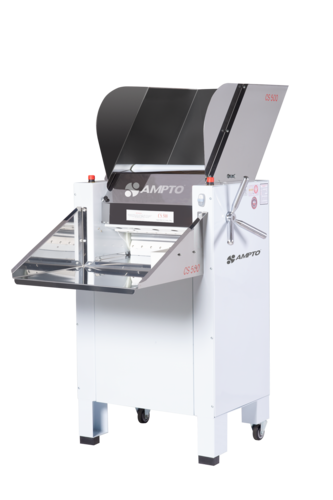 AMPTO CS-500 - 44"W Commercial Dough Roller & Sheeter - Countertop Dough Laminator for Pizza, Pasta & Bakery Applications - 33 LBs Dough Capacity