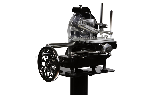 AMPTO "300 VOLANO" Manual Flywheel Meat Slicer - 12" Blade Commercial Prosciutto & Deli Slicer - 3/32" Cutting Thickness