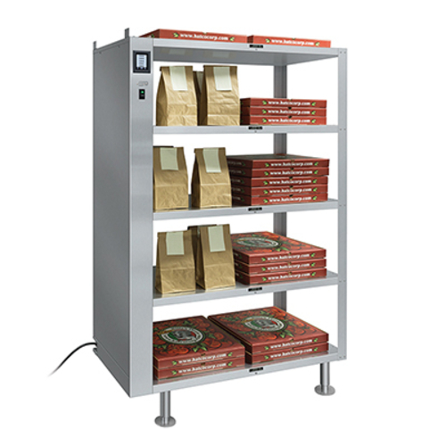 Hatco GRS2G-3920-5 Glo-Ray 2-Go™ 43"W Heated Holding Shelf - 5 Shelves - Commercial Takeout & Delivery Food Holding Station - 1757 Watts