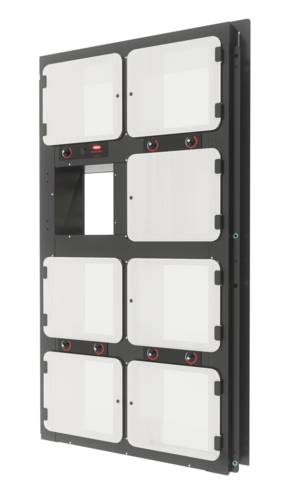 Hatco Flav-R 2-Go® F2GBOB-11 Built-in Outdoor Locker System - Back Unit - Touchscreen Food Safe Locker - 11 Lockers