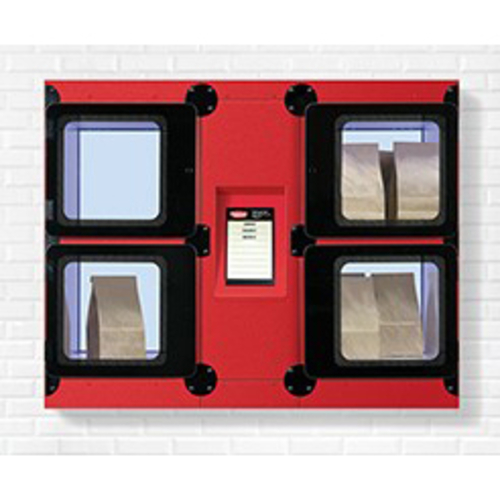 Hatco Flav-R 2-Go® F2GB-23-A 6 Compartment Built In Heated Food Pickup Locker System - Commercial Restaurant Order Pickup Lockers for Takeout & Delivery - 627 Watts