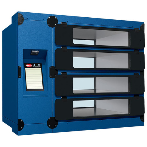 Hatco Flav-R 2-Go® F2GBP-14-C 8 Section Built-In Heated Pizza Locker System - 44.11"W Commercial Restaurant Pizza Order Pickup Lockers for Takeout & Delivery - 1057 Watts