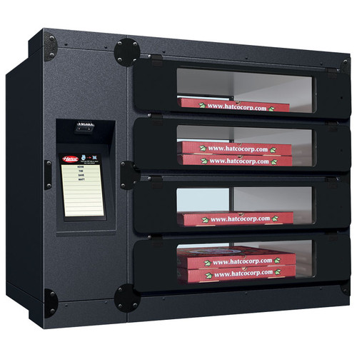 Hatco Flav-R 2-Go® F2GBP-22-C 8 Section Built-In Heated Pizza Locker System - 77.73"W Commercial Restaurant Pizza Order Pickup Lockers for Takeout & Delivery - 1057 Watts