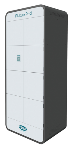 Hatco Pass-Through Pickup Pod™ MPP-8PT Self Service Wall Mount Pickup Pod - 8 Ambient Cubbies - Commercial Restaurant Touchless Order Pickup Cabinet - 90 Watts