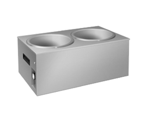 Hatco Soup Stations SW2-11QT 25.5"W Double Well 11 Qt. Soup Warmer - 750 Watts