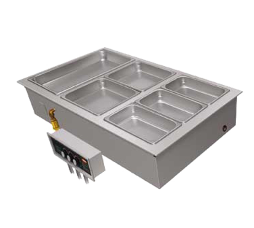 Hatco HWBI-1 Drop-in Modular/Ganged Heated Well, Insulated, Top Mount Only 1 Pan - 1215 Watts