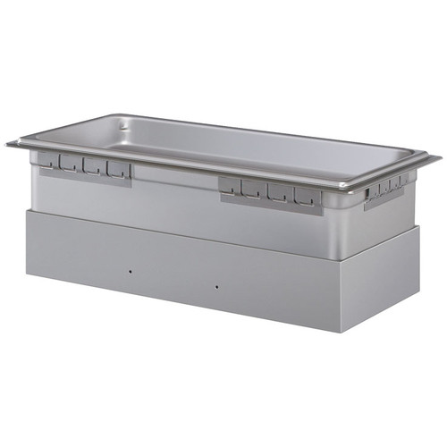 Hatco HWBHIRT-FULD Built-in Full Size Heated Well, High Watt, Insulated, Top or Bottom Mount w/Recessed Corners, Fabricator Components Thermostat Control, UR Model w/Drain - 1650 Watts