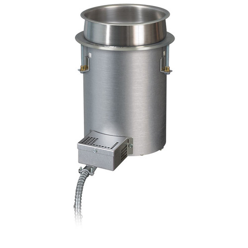 Hatco HWBRT-4QT Drop-in 4 Qt Round Heated Well, Top Mount, Uninsulated w/Thermostat Control, Fabricator Components - UR Model - 500 Watts