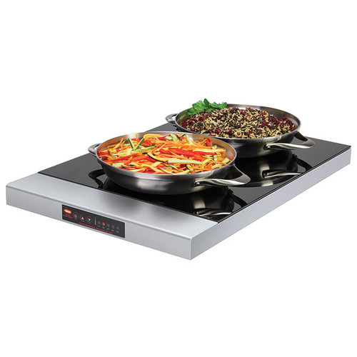Hatco HGSM-1P Portable Heated Glass Shelf Modular, 1 Pan, 120V - Countertop Warming Shelf w/ 1 Warmer Thermostatic Controls - 300 Watts