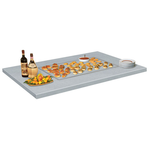 Hatco GRSSB-7218 Glo-Ray® Built-in Rectangular Heated Simulated Stone Shelf 73.625"W x 19.25"D - Drop-In Food Warmers for Buffet & Display - 1860 Watts