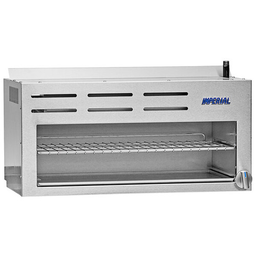Imperial Range IRCM-36 36"W Cheese Melter Broiler, Commercial Gas Infrared Countertop Cheese Melter, Stainless Steel - 40,000 BTU