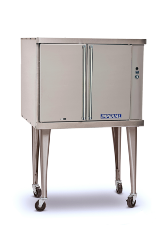 Imperial ECV-1 38"W Gas Convection Oven, FLOW System Air Technology Thermostatic Control, Stainless Steel - Single Deck 35,000 BTU