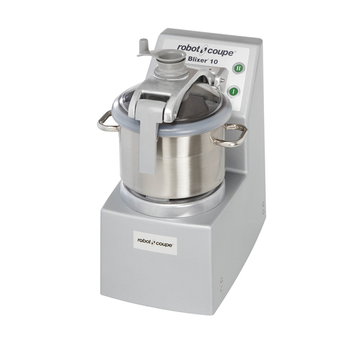 Robot Coupe BLIXER®10 2 Speed Commercial Food Processor/Blender Mixer, 4.5 HP Industrial Cutter Mixer, 11.5L Stainless Steel Bowl,208-240V, 1800 - 3600 RPM