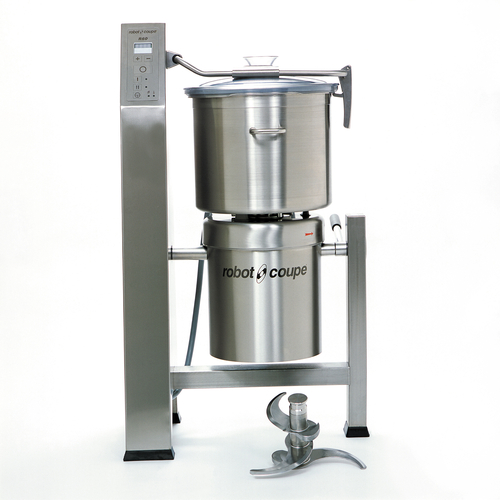 Robot Coupe R60T Vertical Cutter Mixer - 2 Speed Commercial Food Processor, 16 HP Industrial Food Cutter, 60L Stainless Steel Tilting Bowl, 208-240V, 1800 - 3600 RPM