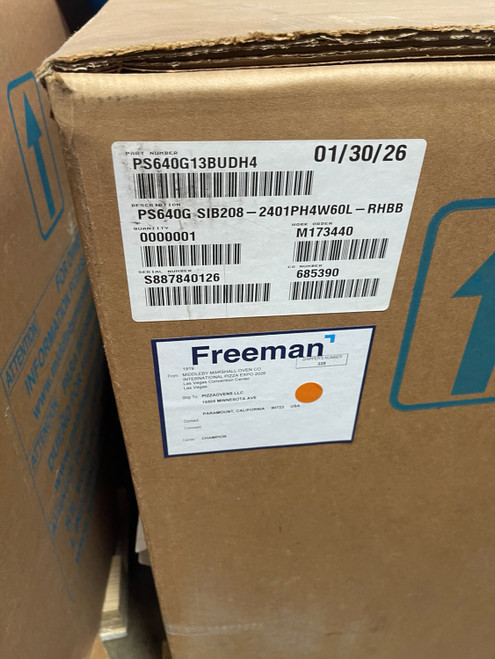 Middleby PS640G - Gas Fired WOW! Impingement Plus Commercial Single Conveyor Ovens with 40.5 inch Long Cooking Chamber / 32" Wide x 76.5" Long Conveyor Belt(Used)