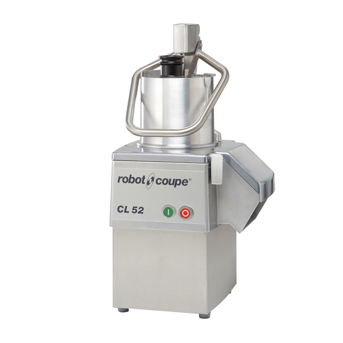 Robot Coupe CL52E 1 Speed Cutter Mixer Food Processor, Commercial Vegetable Preparation Machine, 2 HP Food Processor with Dual Hopper - 425 RPM