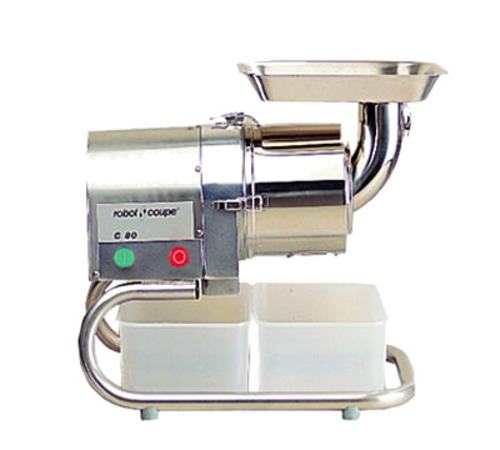 Robot Coupe C80 Automatic Sieves Pulp & Juice Extractor, 3/4HP Stainless Steel Fruit & Vegetable Strainer - 1725 RPM