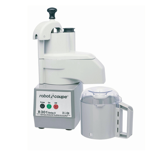 Robot Coupe R301 Commercial Combination Food Processor, Bowl Cutter & Vegetable Prep, One Speed 3.7L Cutter Bowl, 1.5 HP - 1725 RPM