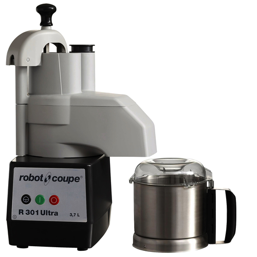 Robot Coupe R301DICE Ultra Commercial Combination Food Processor, Bowl Cutter & Vegetable Prep, One Speed 3.7L Cutter Bowl, 1.5 HP - 1725 RPM