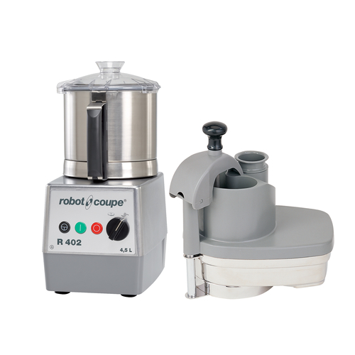 Robot Coupe R402A 2-Speed Combination Food Processor, Bowl Cutter & Vegetable Prep, 4.5L Stainless Steel Cutter Bowl, 2 HP - 600 & 1800 RPM