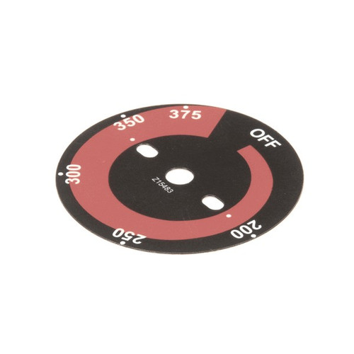 Star Mfg 2M-Z15483 (or Equivalent) Label Knob Elec. Fryer (N21542089)