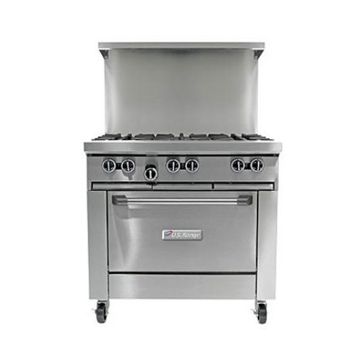 Garland U36-6R (or Equivalent) 36in U Series Gas Range 230k Btu/6 Burners (GARU366R)