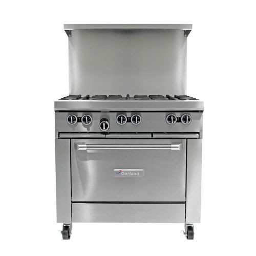 Garland G36-6R (or Equivalent) 36in Gstarfire Gas Range 236k Btu/6 Burners (GARG366R)