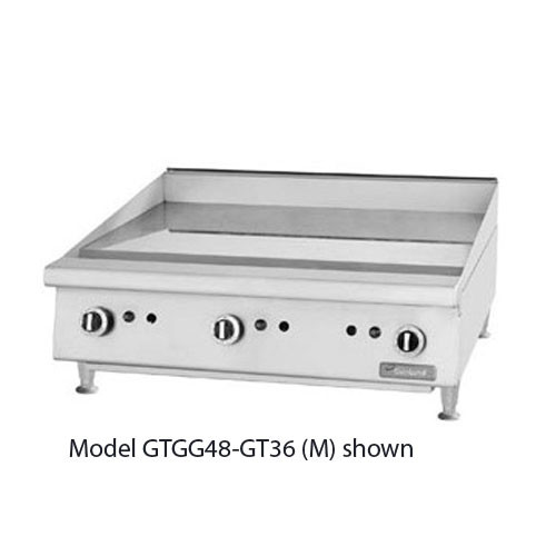 Garland GTGG48-GT48 (M) (or Equivalent) 48in Hd Gas Griddle Countertop 112k Btu (GARGTGG48GT48M)