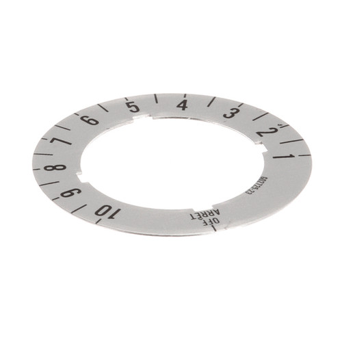 Garland G02725-23 (or Equivalent) Dial Insert (1-10) (N21423907)