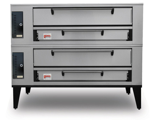 Marsal SD-1048 Twin Deck Gas Pizza Oven | PizzaOvens.com