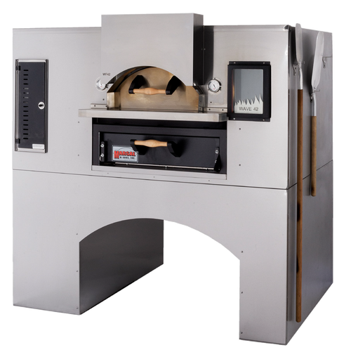 Marsal WF42 One 36" x 36" Baking Chamber Brick-Lined Commercial Single Wave Flame Gas-Fired Pizza Ovens | Single Deck Ovens with 36 inch x 36 inch Cooking Surface 130,000 BTU