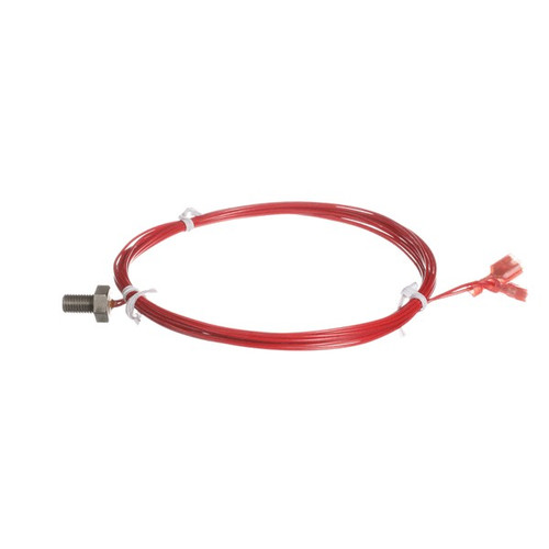 Delfield TBP00335 (or Equivalent) Thermistor, Hi-Temp, Red , 8" (8019873)