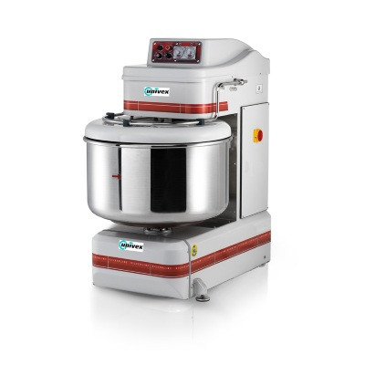 Univex SL50 Fixed Bowl 70 Quart Silverline Spiral Mixers / 110 lb