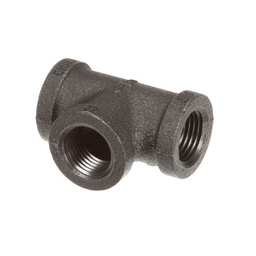 Groen Z008772 (or Equivalent) Tee, 1/2 Npt, Black Iron (N21437916)