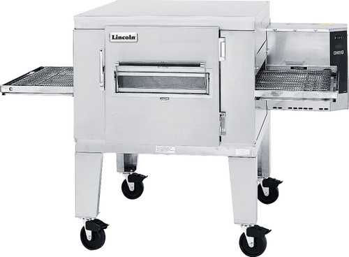 Lincoln 1450-000-U Single or Double Deck Impinger I Natural Gas Conveyor Pizza Ovens with 40” Baking Chamber and 32 inch Wide Conveyor Belt Per Oven | 1 or 2-Stacked Ovens